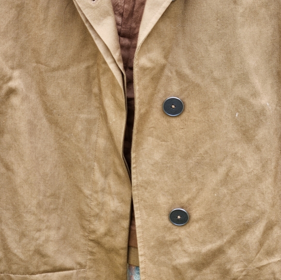 Theyskens' Theory Cotton Linen Brown Jacket 0 - Picture 9 of 11